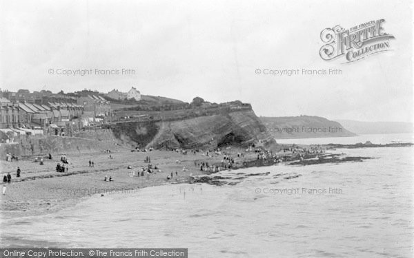 Photo of Watchet, Beach And Cliffs 1906 - Francis Frith