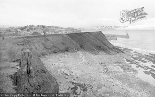 Photo of Watchet, Beach And Cliffs 1923