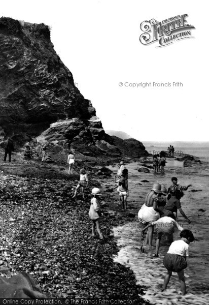 Photo of Watchet, Children Paddling On The Beach 1927