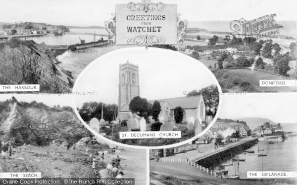 Photo of Watchet, Composite c.1950