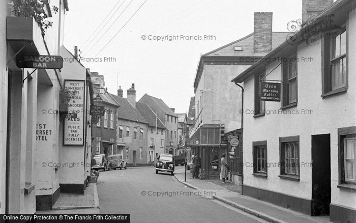 Photo of Watchet, Swain Street 1953