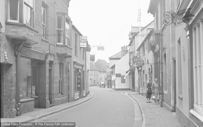 Photo of Watchet, Swain Street 1953