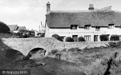 Thatched Cottages, Mill Street 1957, Watchet