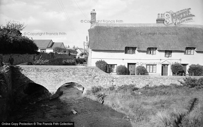 Photo of Watchet, Thatched Cottages, Mill Street 1957