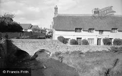 Thatched Cottages, Mill Street 1957, Watchet