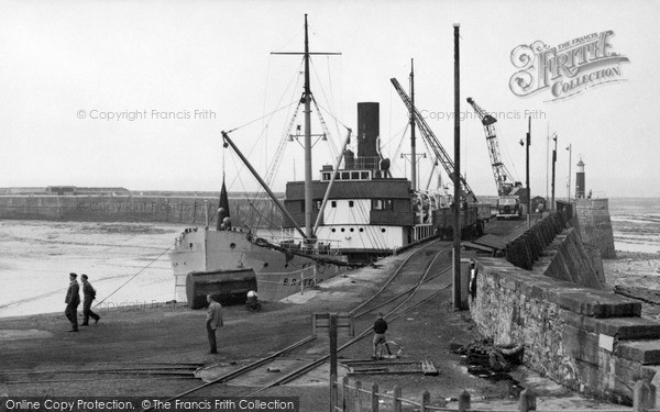 Photo of Watchet, The Harbour 1953