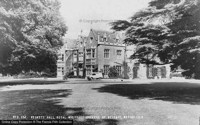 Photo of Watchfield, Beckett Hall, Royal Military College Of Science c.1960