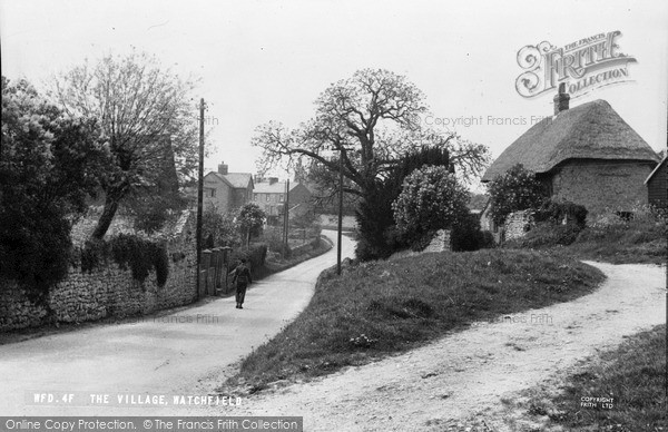 Photo of Watchfield, Church Hill c.1950