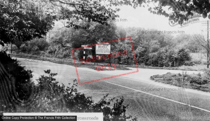 Photo of Watchfield, The Crossroads c.1950