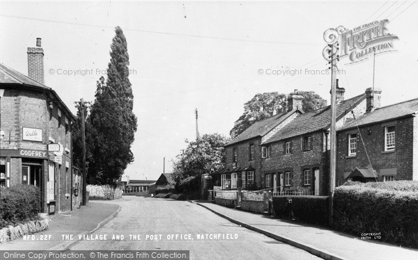 Photo of Watchfield, The Village And Post Office c.1960