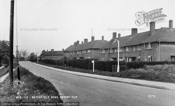 Photo of Watchfield, Watchfield Road c.1950