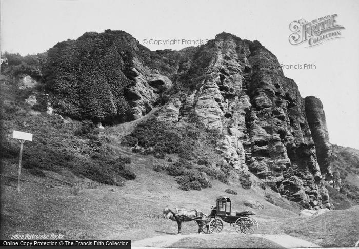 Photo of Watcombe, Rocks 1889
