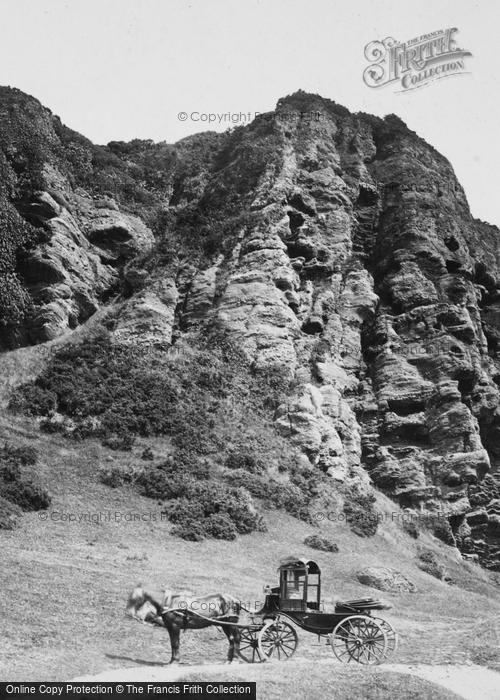 Photo of Watcombe, Rocks 1889