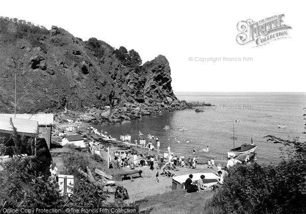 Photo of Watcombe, The Beach From The Steps c.1938