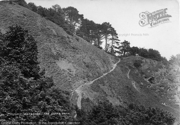 Photo of Watcombe, The Goats Path 1927