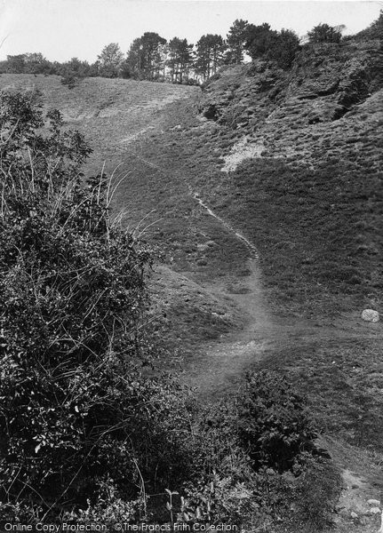 Photo of Watcombe, The Goats Path 1927