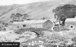 Bridge And The Farm c.1950, Watendlath