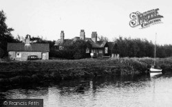 Houses By The River Cam c.1955, Waterbeach