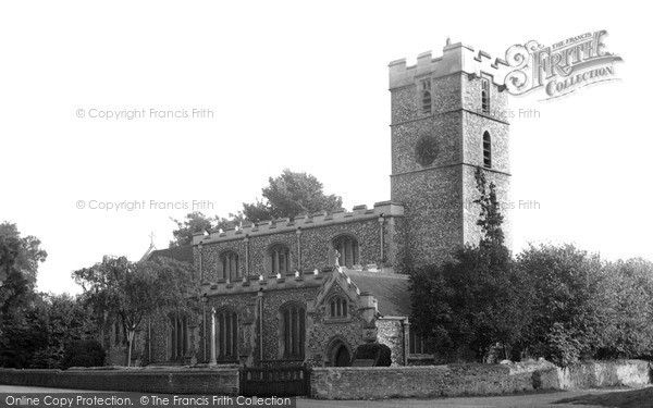 Photo of Waterbeach, St John's Church c.1955