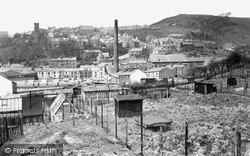 Newchurch From Park Road c.1955, Waterfoot