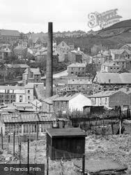 Newchurch From Park Road c.1955, Waterfoot