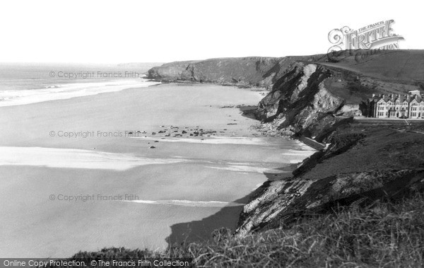 Photo of Watergate Bay, Beach c.1955