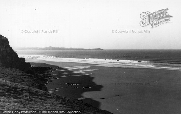 Photo of Watergate Bay, Beach c.1955