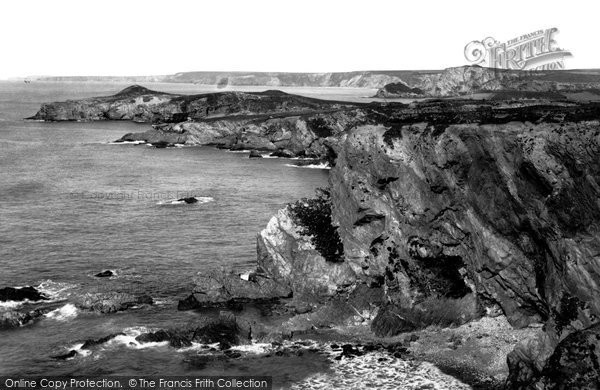 Photo of Watergate Bay, Trevelgue Head And Watergate Beach 1899