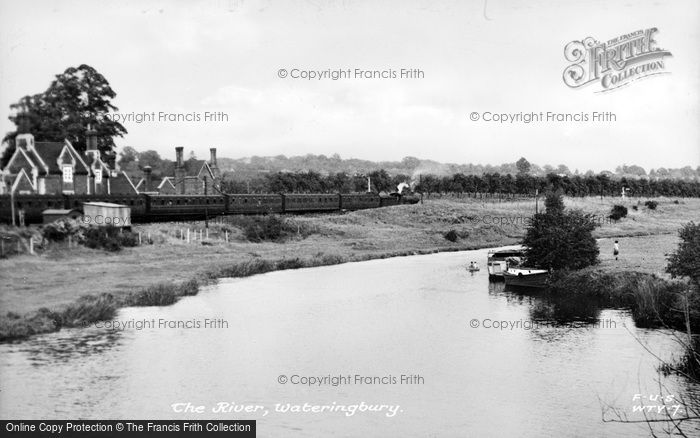 Photo of Wateringbury, The River c.1955