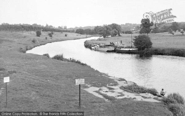 Photo of Wateringbury, The River Medway c.1955
