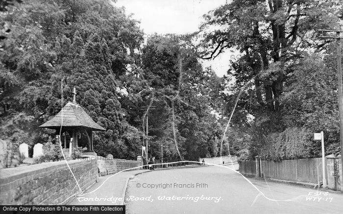 Photo of Wateringbury, Tonbridge Road c.1955