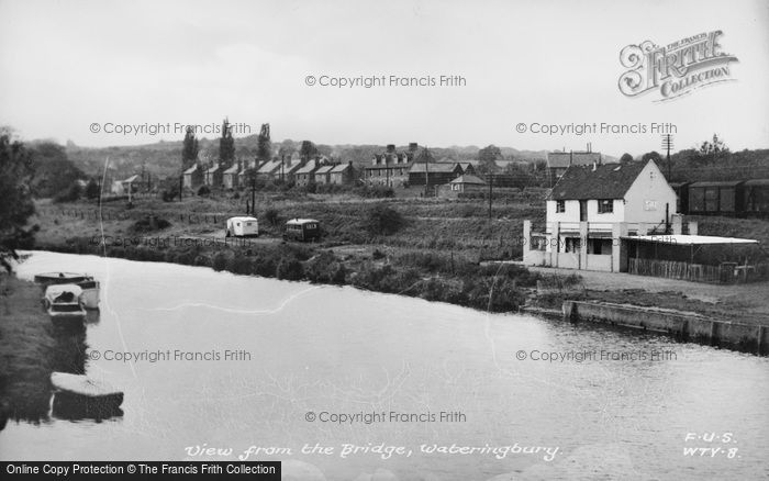 Photo of Wateringbury, View From The Bridge c.1955