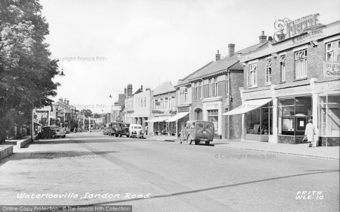 Photo of Waterlooville, London Road c.1955