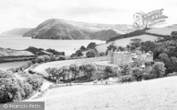 Castle And Hangman Hill c.1965, Watermouth