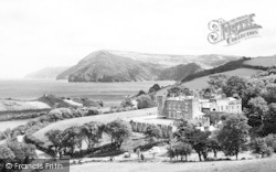 Castle And Hangman Hill c.1965, Watermouth