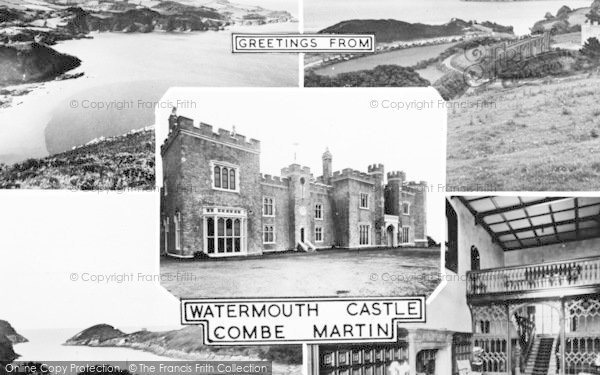 Photo of Watermouth, Castle Composite c.1955