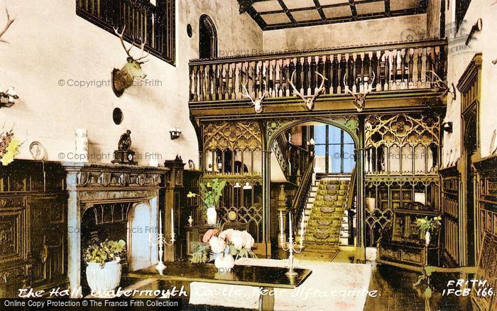 Photo of Watermouth, Castle, The Hall c.1965