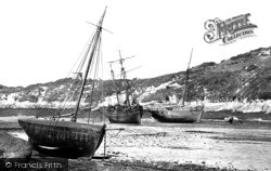 Vessels At Low Tide c.1871, Watermouth