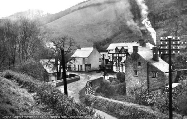 Photo of Waterrow, Village and Bridge c1950