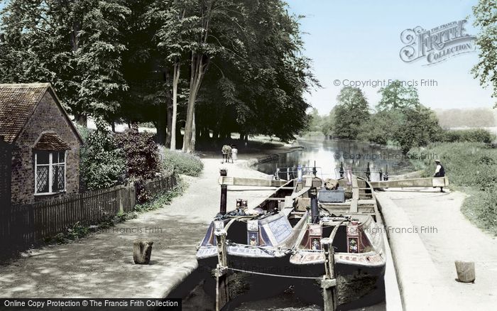 Photo of Watford, Cassiobury Park And Iron Bridge Lock 1921