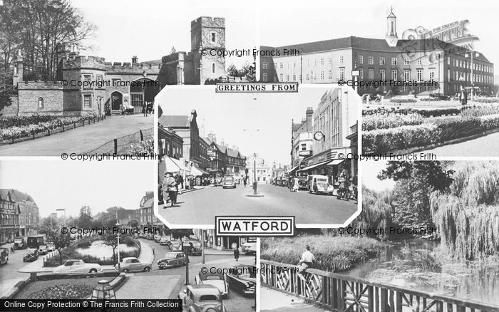 Photo of Watford, Composite c.1955
