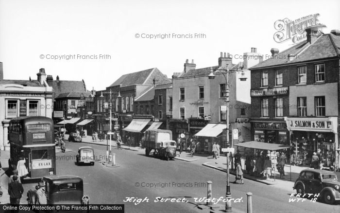Photo of Watford, High Street c.1950