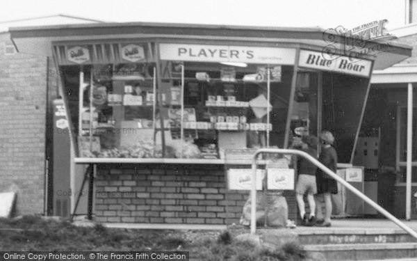 Photo of Watford, Shop At The Blue Boar Restaurant, M1 Motorway c.1965