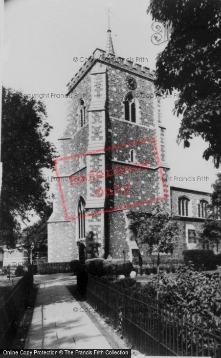 Photo of Watford, St Mary's Church c.1955