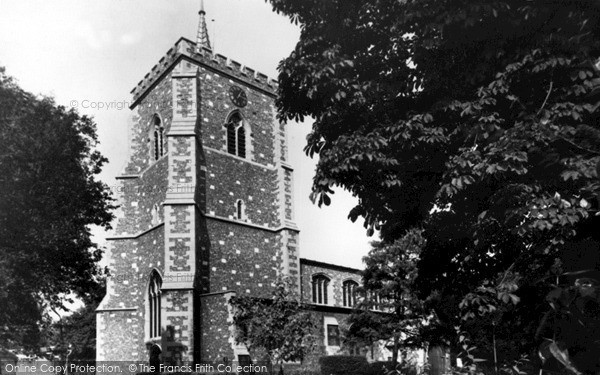 Photo of Watford, St Mary's Parish Church c.1955