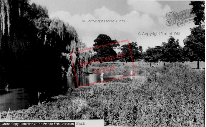 Photo of Watford, The Canal, Cassiobury Park c.1960