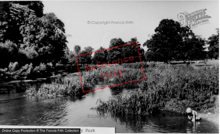 Photo of Watford, The Canal, Cassiobury Park c.1960
