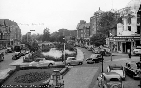 Photo of Watford, the Pond on the High Street c1955