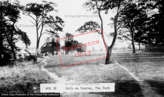 Photo of Wath Upon Dearne, The Park c.1965