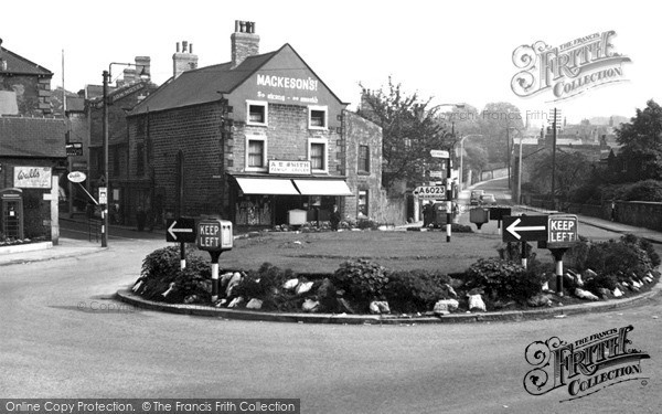 Photo of Wath Upon Dearne, The Roundabout c.1955